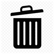 Delete Icon Download In Glyph Style