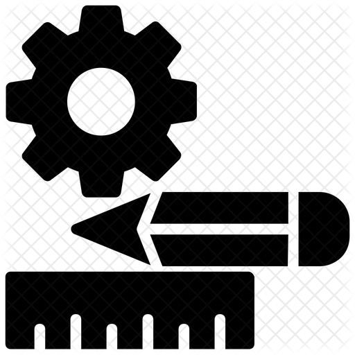 Development Process Icon - Download in Glyph Style