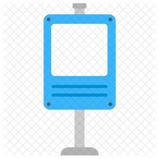Digital Signage Icon - Download in Flat Style