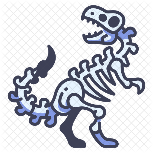 Download Dinosaur Skeleton Icon Of Colored Outline Style Available In Svg Png Eps Ai Icon Fonts 3D SVG Files Ideas | SVG, Paper Crafts, SVG File