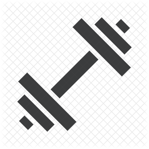Free Dumbbell Icon of Glyph style Available in SVG, PNG, EPS, AI