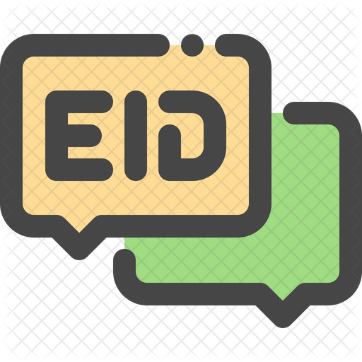 Eid Message Icon Of Colored Outline Style Available In Svg Png Eps Ai Icon Fonts