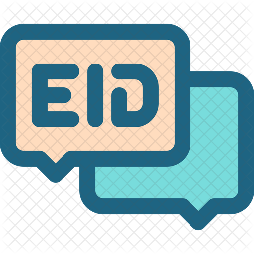 Eid Message Icon Of Colored Outline Style Available In Svg Png Eps Ai Icon Fonts