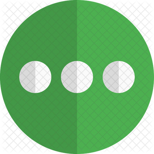 Ellipsis Circle Icon - Download in Flat Style