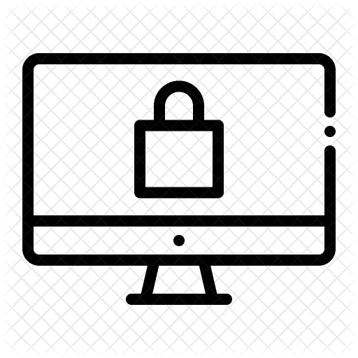 Encryption Icon - Download in Line Style