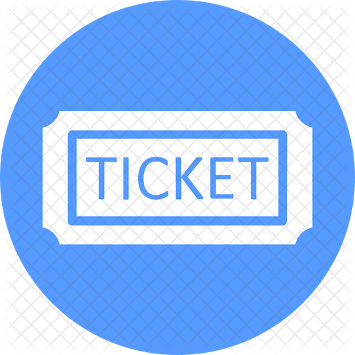 Entry Ticket Icon - Download in Rounded Style