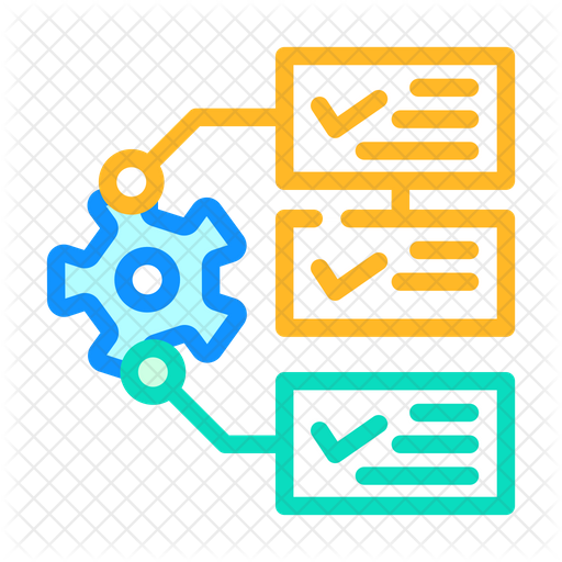 Erp Management System Icon - Download in Dualtone Style