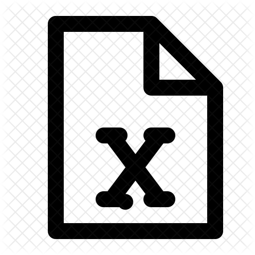 Excel file Icon - Download in Line Style