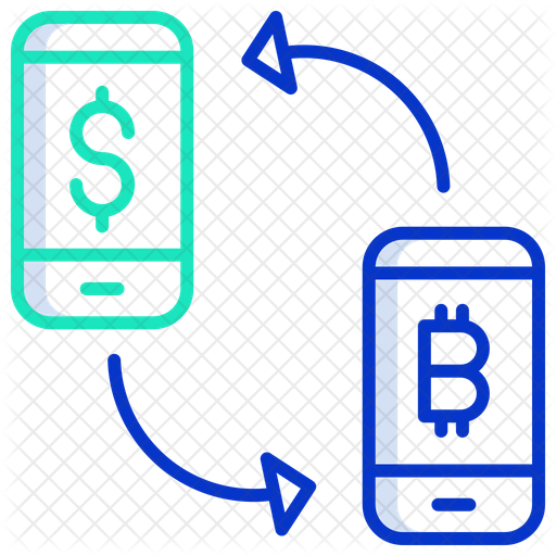 Exchange Bitcoin Dollar Icon Of Colored Outline Style Available Exchange Bitcoin Dollar Icon Of Colored