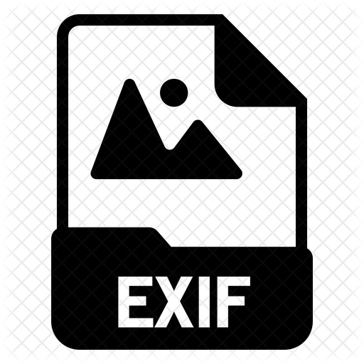 Exif file Icon - Download in Glyph Style