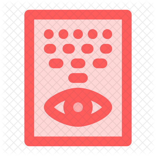 Eye Chart Icon Download in Dualtone Style