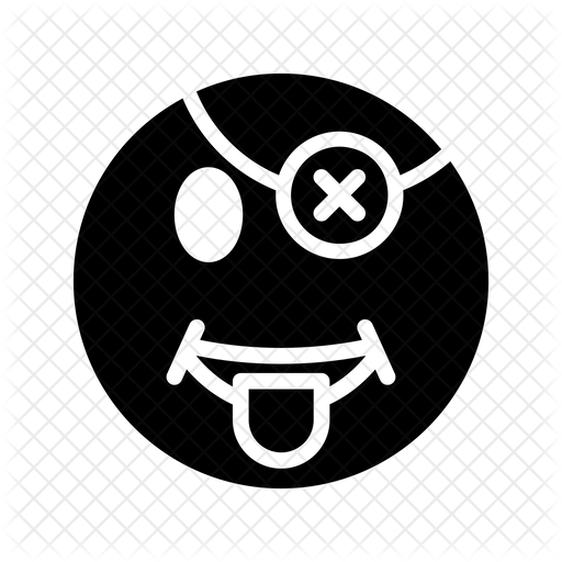 Eye Patch Emoji Emoji Icon Download in Glyph Style