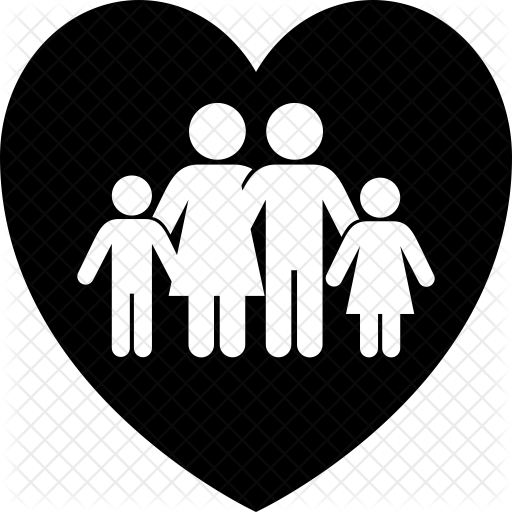 family love icon of glyph style available in svg png eps ai icon fonts family love icon