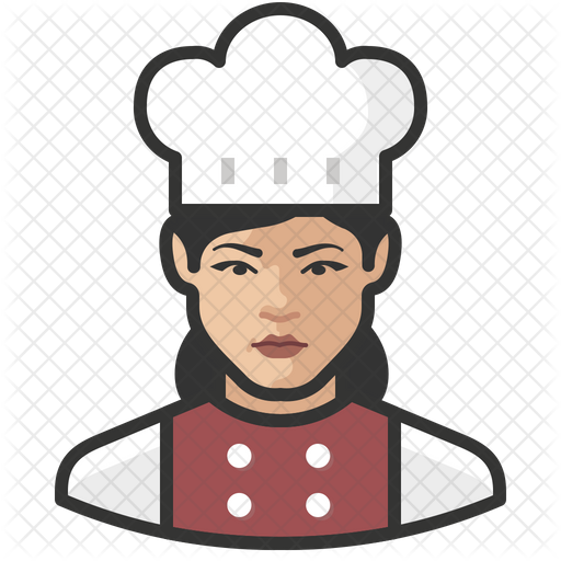 Download Free Female Asian Chef Icon Of Colored Outline Style Available In Svg Png Eps Ai Icon Fonts