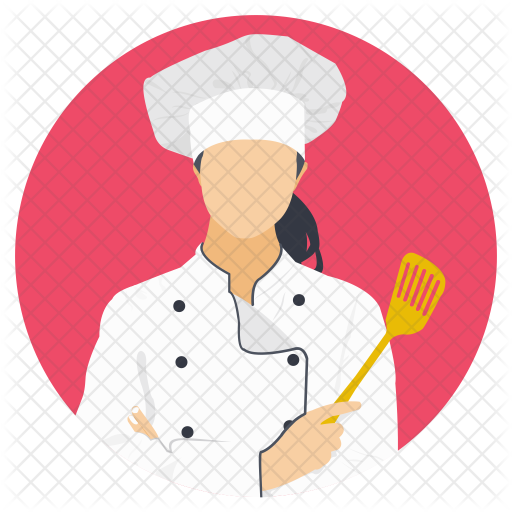 Female Chef Icon of Flat style - Available in SVG, PNG ...