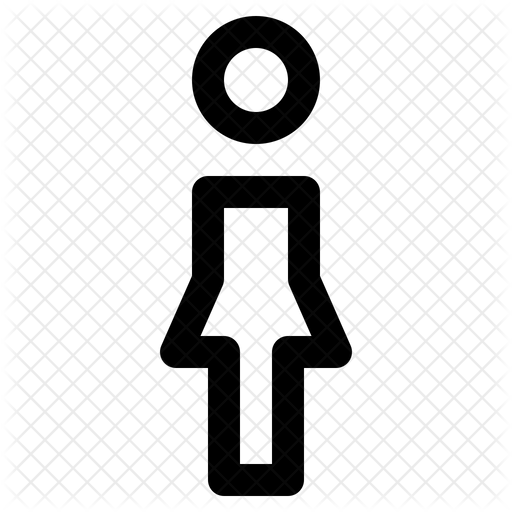 female toilet icon of line style available in svg png eps ai icon fonts iconscout