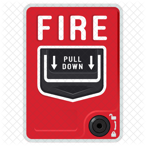 Fire Pull Down Icon - Download in Dualtone Style