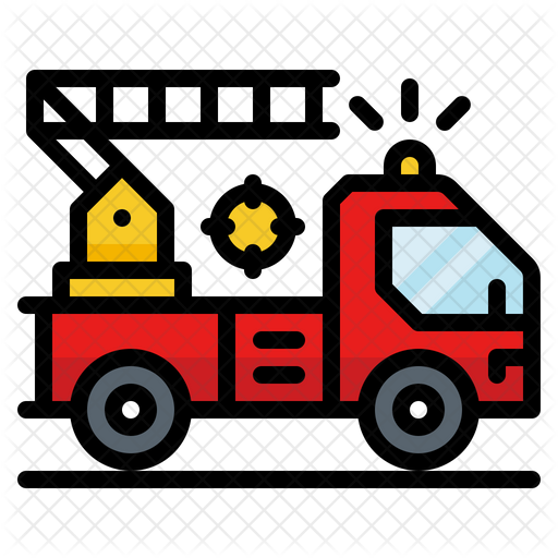 Download Free Fire Truck Icon Of Colored Outline Style Available In Svg Png Eps Ai Icon Fonts