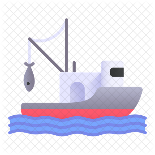 Download Free Fishing Boat Icon Of Gradient Style Available In Svg Png Eps Ai Icon Fonts