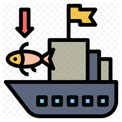 Download Free Fishing Boat Icon Of Colored Outline Style Available In Svg Png Eps Ai Icon Fonts