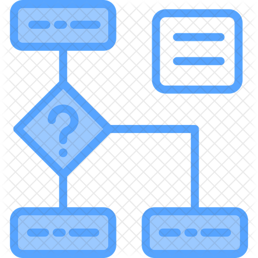 Flow Chart Icon - Download in Dualtone Style