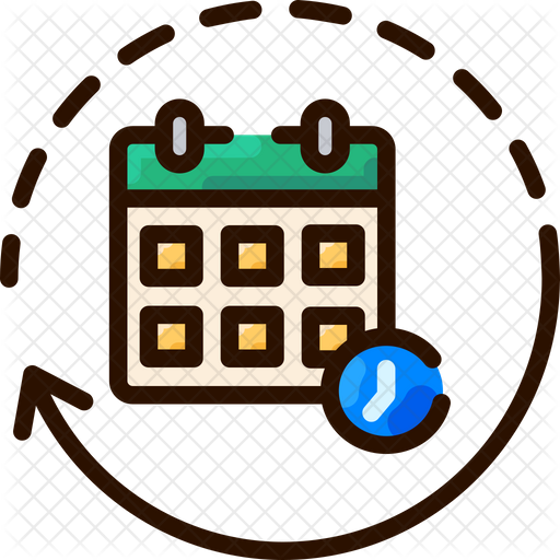 Follow Up Appointments Icon - Download in Colored Outline Style