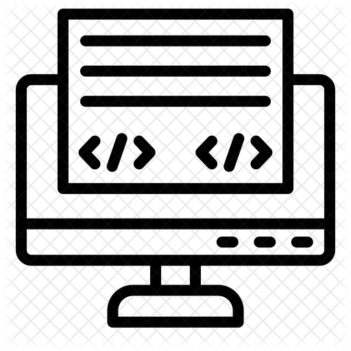 Front End Icon - Download in Line Style