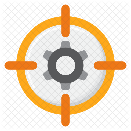 Goal Setting Icon Download in Flat Style
