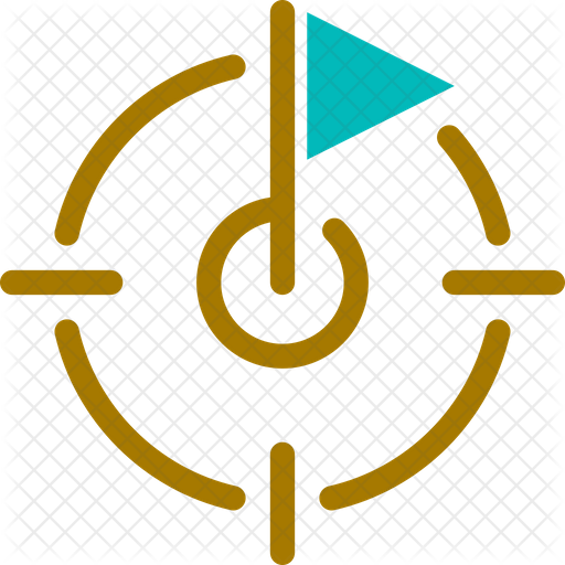 Goal setting Icon Download in Flat Style