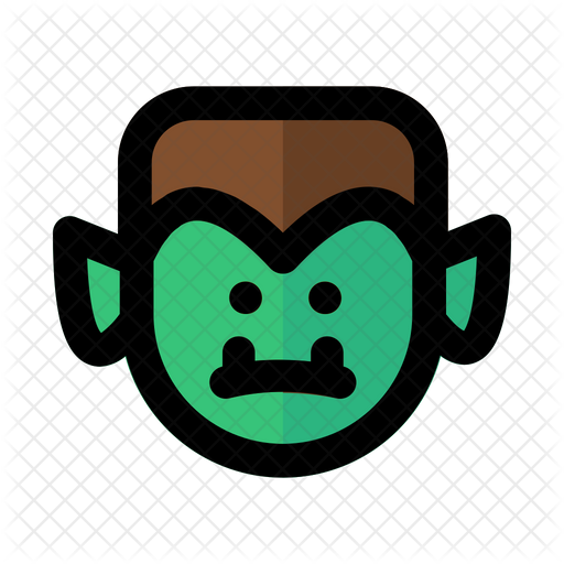 Goblin Icon - Download in Colored Outline Style