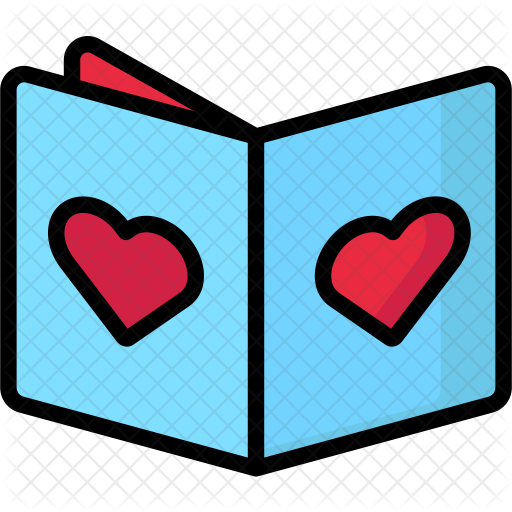 Greeting card Icon - Download in Colored Outline Style