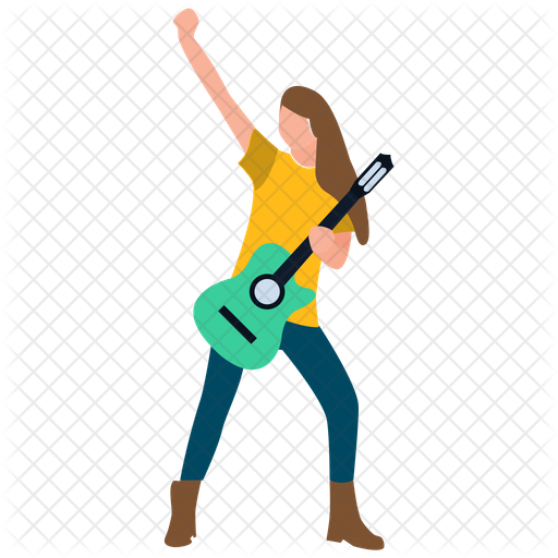 guitarist icon of flat style available in svg png eps ai icon fonts iconscout