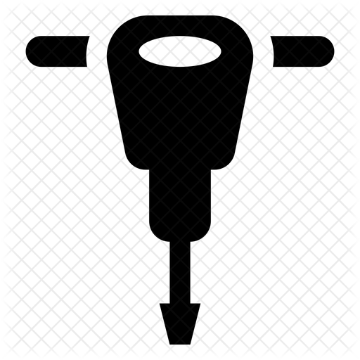 Hammer Drill Icon Download in Glyph Style