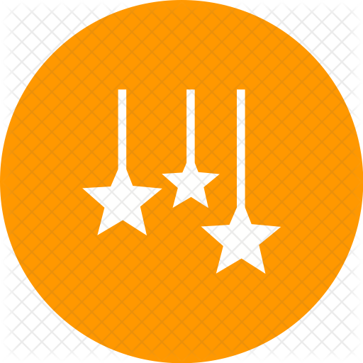 Hanging Stars Icon Of Glyph Style Available In Svg Png Eps Ai Icon Fonts