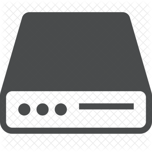 Free Hard Drive Icon Of Glyph Style Available In Svg Png Eps Ai Icon Fonts