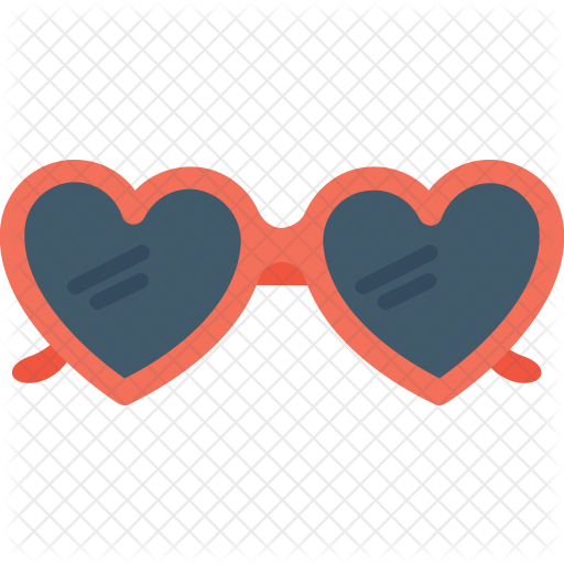 Download Free Heart Glasses Icon Of Flat Style Available In Svg Png Eps Ai Icon Fonts