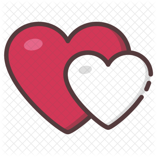 hearts icon of colored outline style available in svg png eps ai icon fonts hearts icon