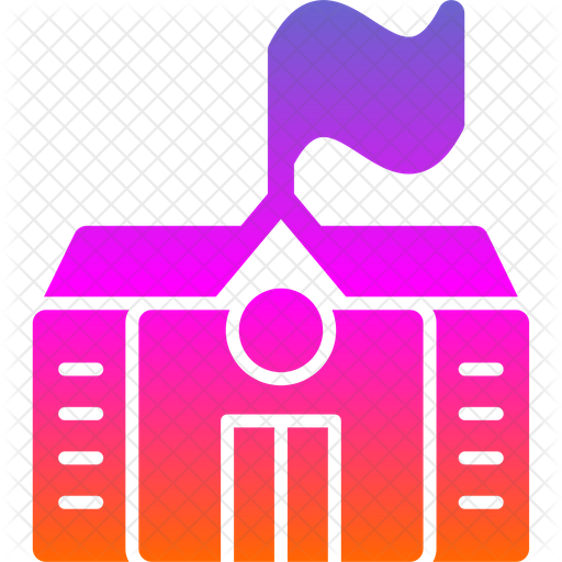 Highschool Icon - Download in Gradient Style