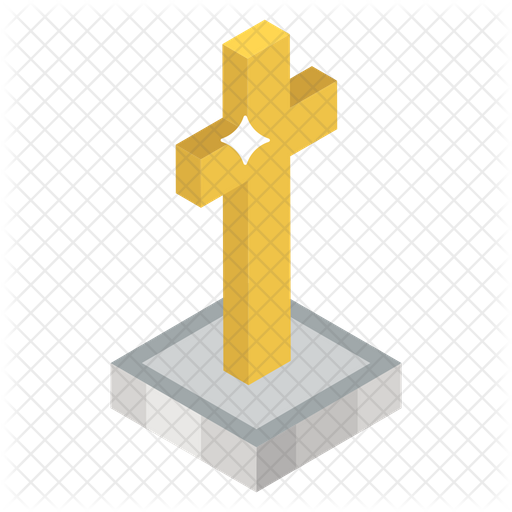 holy cross icon of isometric style available in svg png eps ai icon fonts holy cross icon