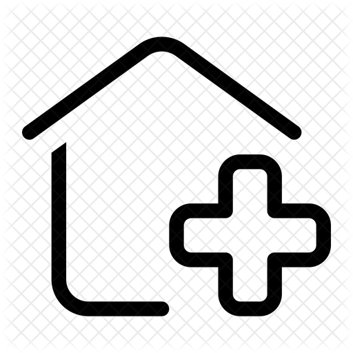 Home-hospital-alt Icon - Download in Line Style