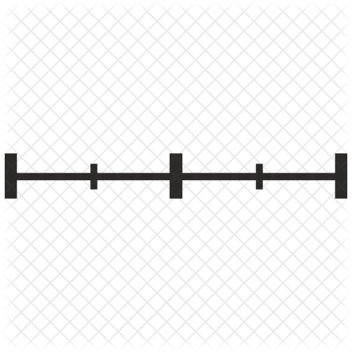 Horizontal scale Icon - Download in Glyph Style
