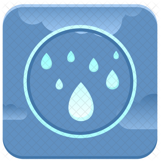 Humidity Icon Download in Flat Style
