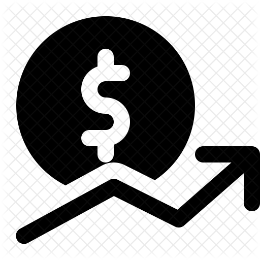 Increase value Icon Download in Glyph Style