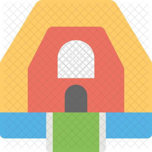 Download Free Inflatable Bounce House Icon Of Flat Style Available In Svg Png Eps Ai Icon Fonts