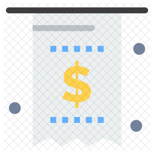 Invoice Receipt Icon - Download in Flat Style