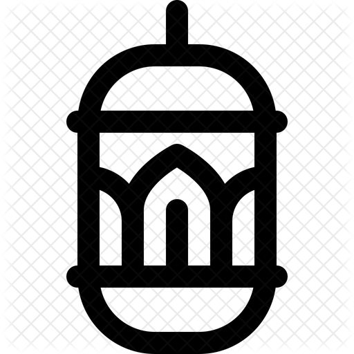 Islamic Lantern Icon Of Line Style Available In Svg Png Eps Ai Icon Fonts