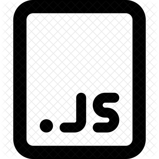 Js File Icon - Download in Glyph Style