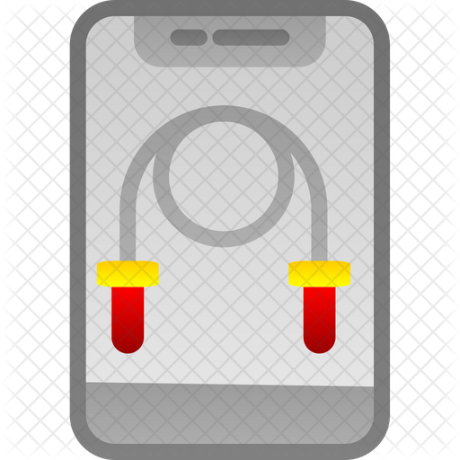 Jump Rope Training App Icon Download in Gradient Style