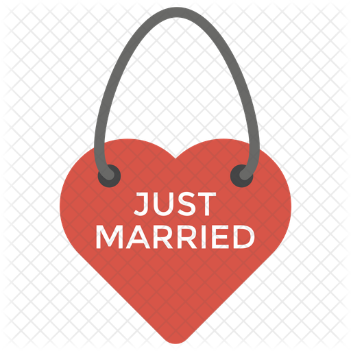 just married icon of flat style available in svg png eps ai icon fonts just married icon