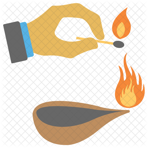 karthika deepam festival icon of flat style available in svg png eps ai icon fonts karthika deepam festival icon